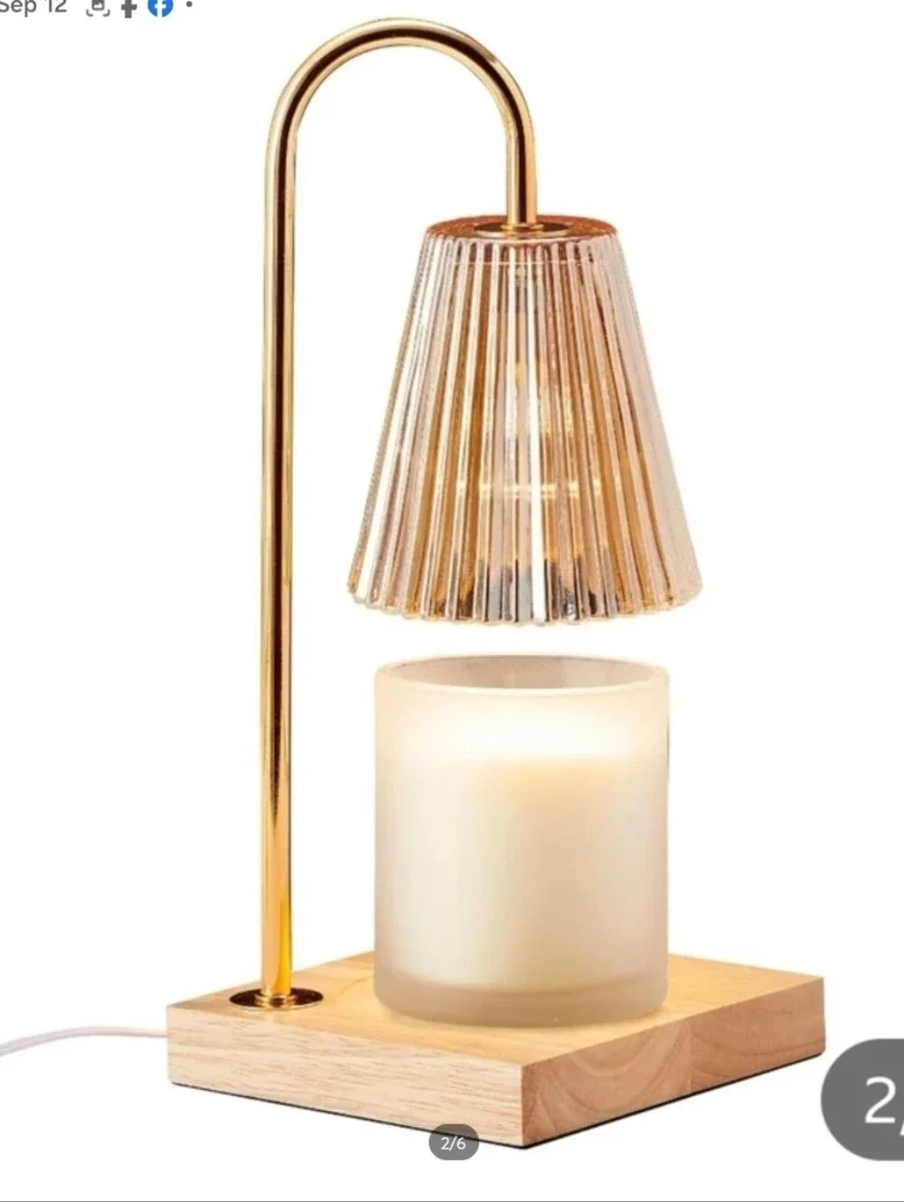Mikasa Electric Candle Warmer Lamp